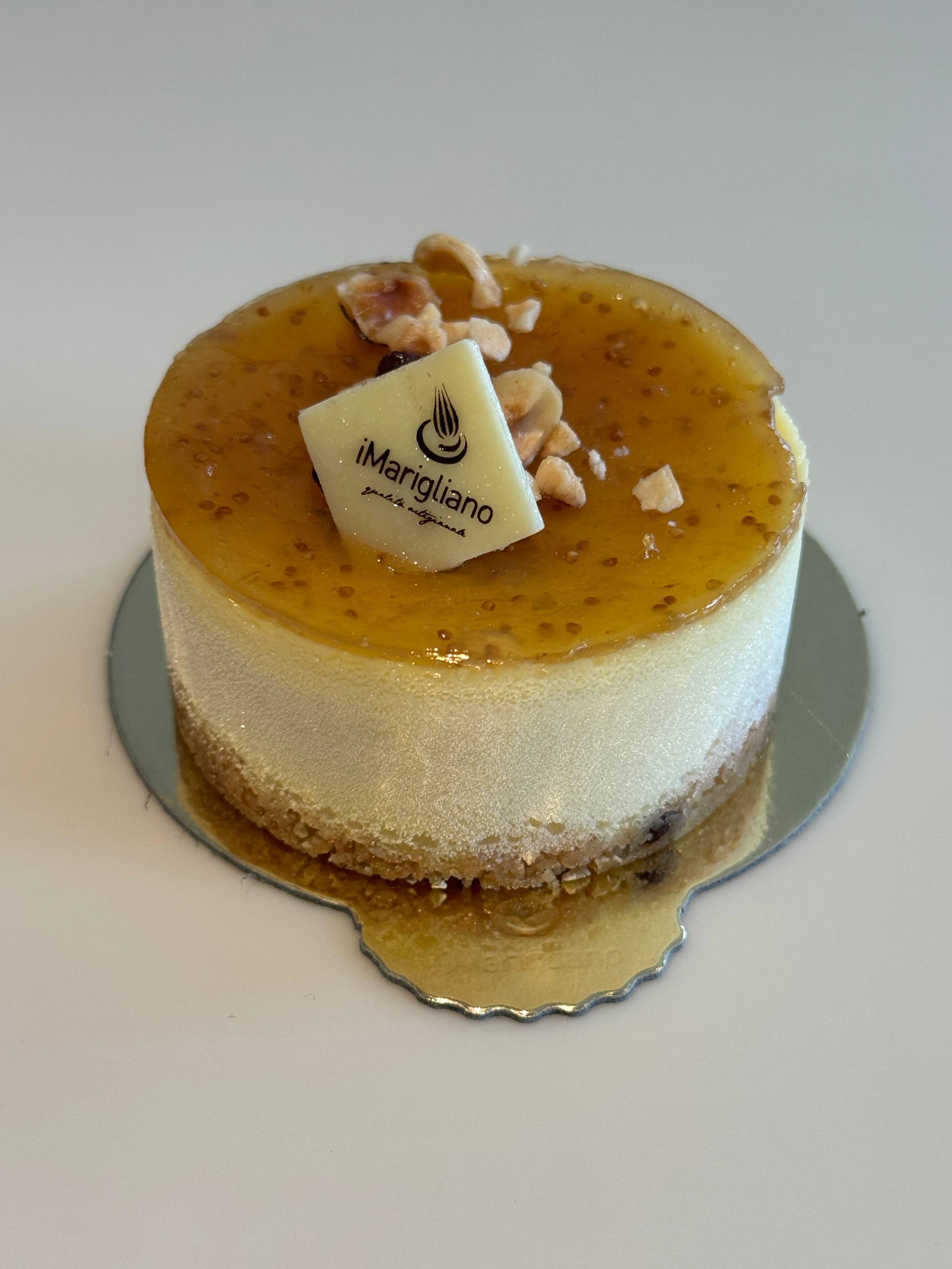 CHEESECAKE DI RICOTTA DI BUFALA E FICHI BIANCHI (*)